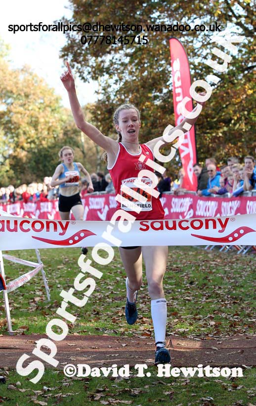 Under-17 womens National Cross Country Relays. Photo: David T. Hewitson/Sports for All Pics